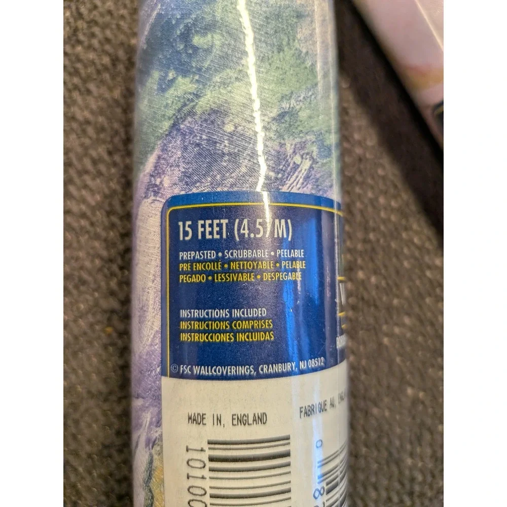 Village Wallpaper Border 3 Rolls Watercolor Landscape 585878 Factory Sealed NOS